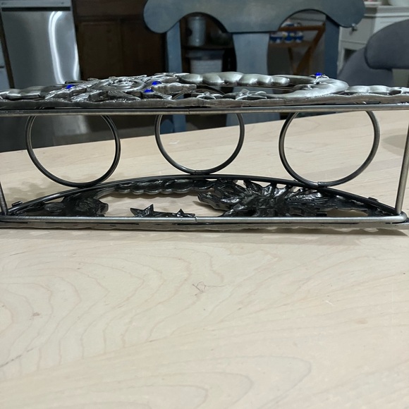 NWOT Spoontique Pewter Metal Arch Celestial Candle Holder - Picture 9 of 14